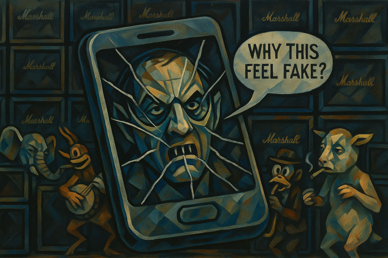IR=feel fake?