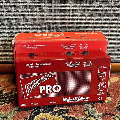 Amp Out to Hughes & Kettner RED BOX PRO