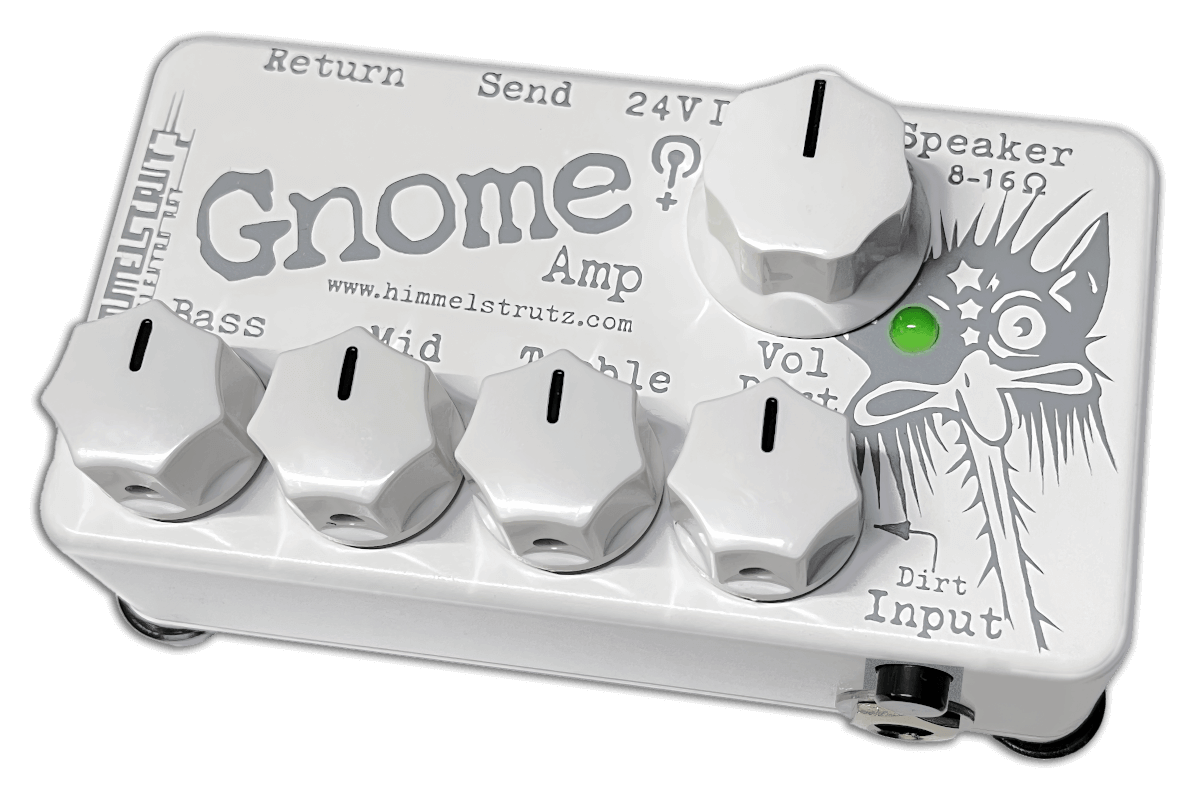 GNOME with white control knobs…