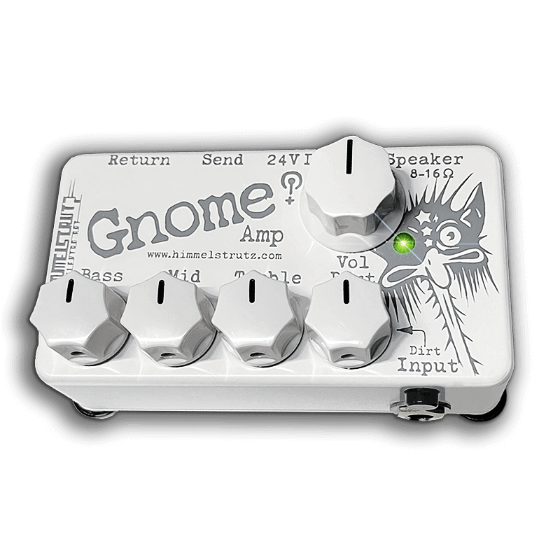 Himmelstrutz GNOME amp with white control knobs