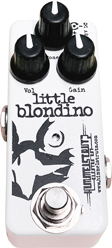 little blondino black print