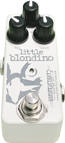 little blondino grey print